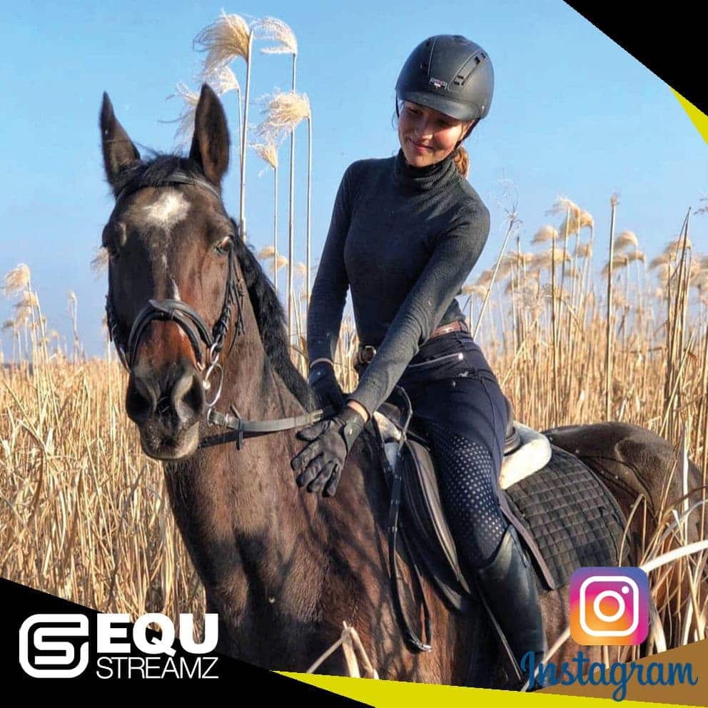 Almira Cioara. EQU Streamz friends sponsor social media influencer. Helping spread the magnetic word of EQU Streamz advanced magnetic bands helping joint care and wellbeing in horses and ponies. Image of EQU StreamZ Friend on Streamz Global Canada
