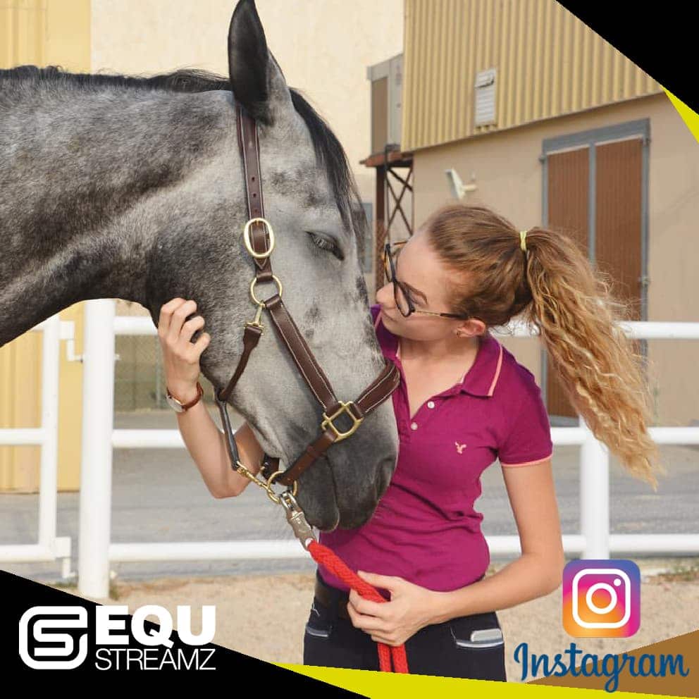 Julia Selinger. EQU Streamz friends sponsor social media influencer. Helping spread the magnetic word of EQU Streamz advanced magnetic bands helping joint care and wellbeing in horses and ponies. Image of EQU StreamZ Friend on Streamz Global Canada 