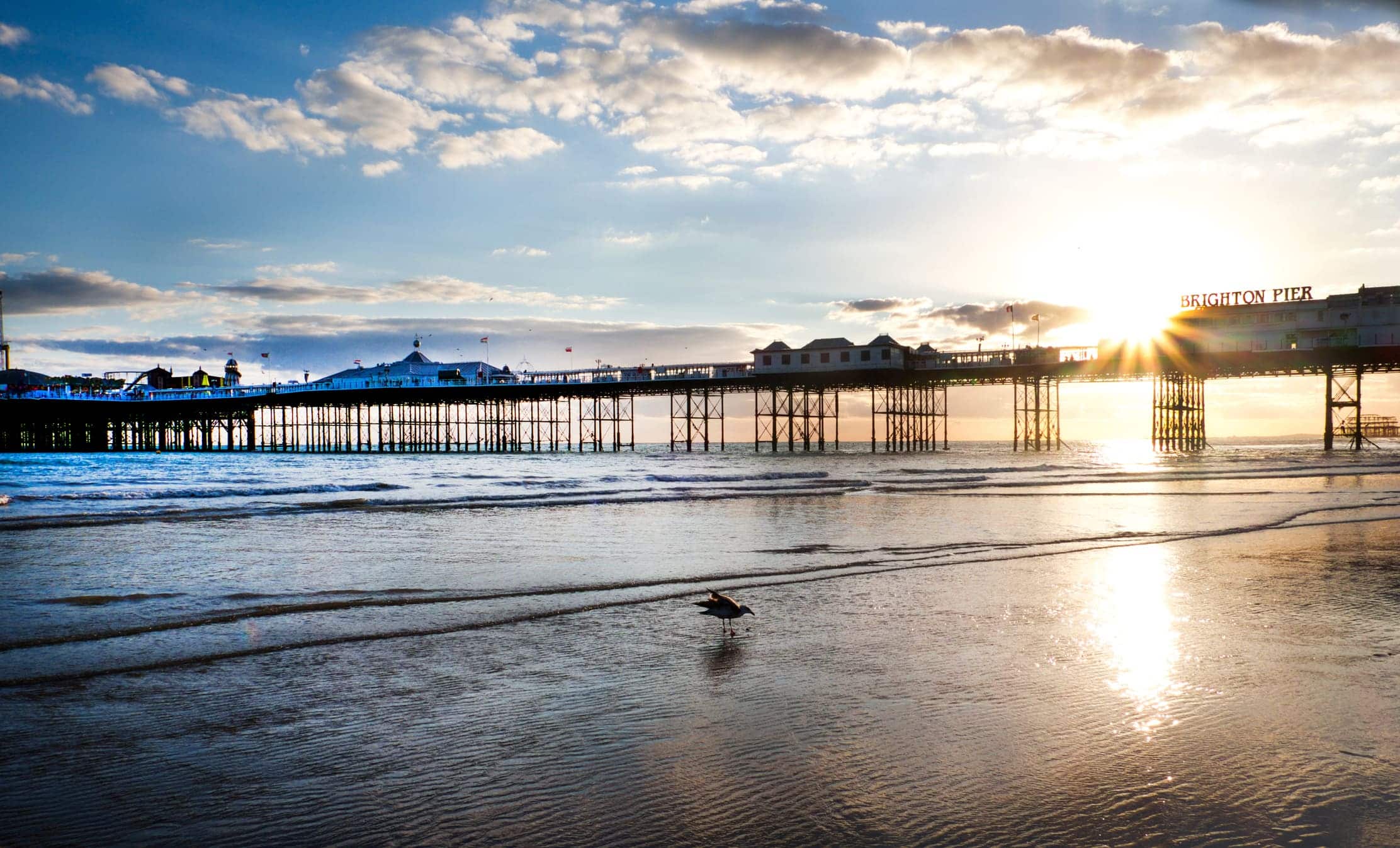 StreamZ Global Magnetic Therapy Contact Us Page Image of Brighton UK Beach where StreamZ UK head offices are located as well as alberta canada and new south wales australia
